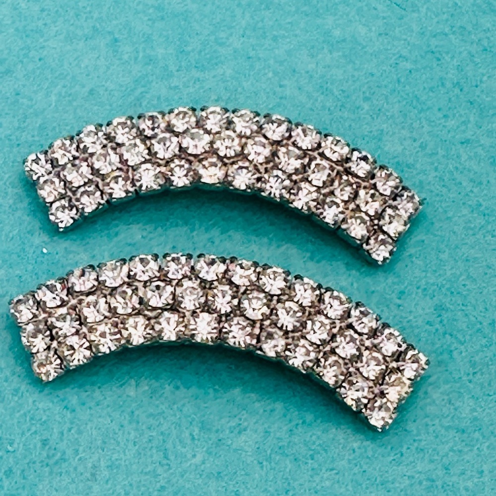 Musi Vintage Rhinestone Shoe Clips - Picture 2 of 9